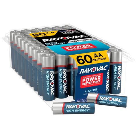 Rayovac High Energy Aa Batteries Pack Double A Batteries