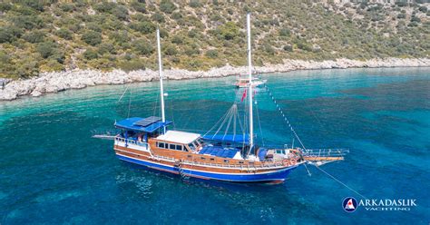 A Classic Turkish Gulet Built For Luxury Blue Cruise Sailing Holidays