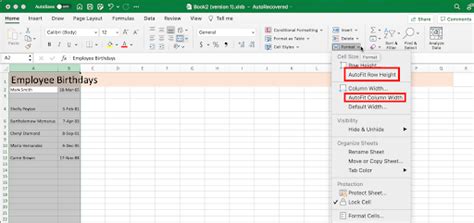 How To Autofit In Excel Easily Resize Columns And Rows Upwork