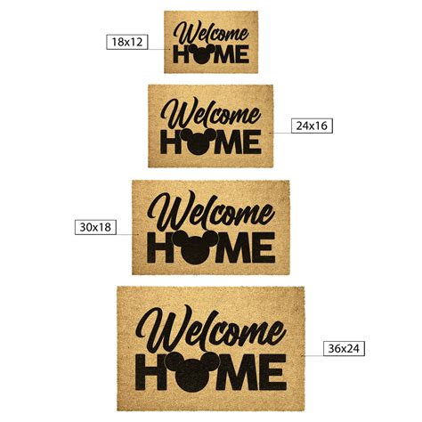 Welcome Home Doormat (pre-order) – Mouse Marketplace