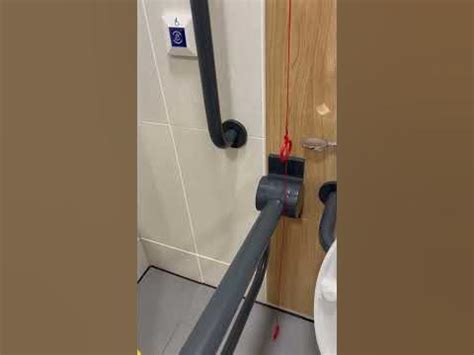 Poor Accessible Toilet Pull Cord Placement Youtube