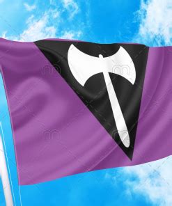 Lesbian Labrys Pride Flag Pn Demisexual Flag