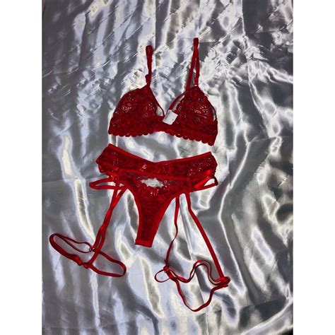 Conjunto De Lingerie Sensual De Renda Lingerie Secret Shopee Brasil