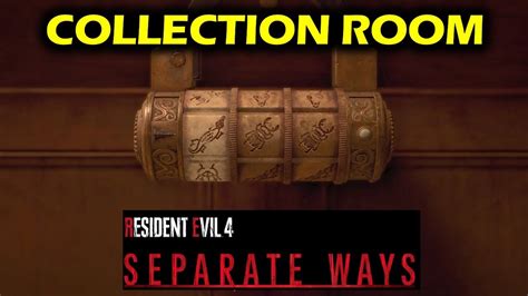 Collection Room Combination Lock Puzzle Separate Ways Resident Evil