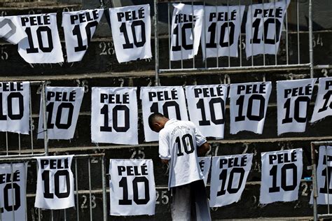 Funeral De Pel El Velatorio En El Estadio Del Santos En Im Genes