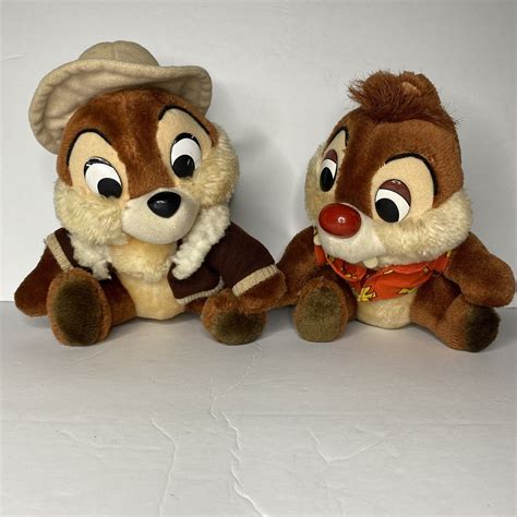 Vintage Walt Disney Parks Chip N Dale Rescue Rangers Chip And Dale Set 7