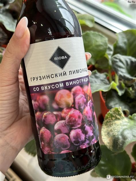 Лимонад Rioba Грузинский со вкусом винограда - «Встречаем новинку в ...
