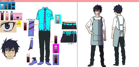 Settei Dreams On Twitter Color Designs From Ao No Exorcist