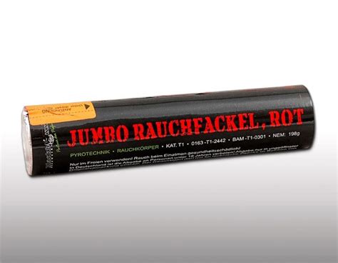 Blackboxx Jumbo Rauchfackel Rot Feuerwerkshopschweiz Ch