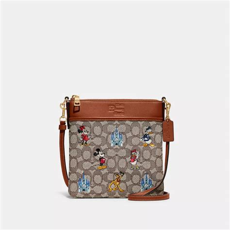 Coach Disney X Coach Kitt Messenger Crossbody Bag In Signature