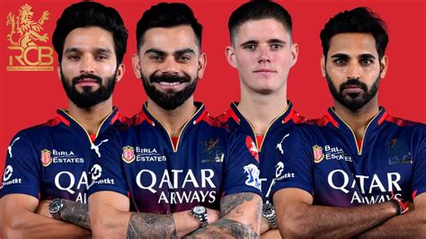 royal challengers bengaluru rcb squad  check  complete list