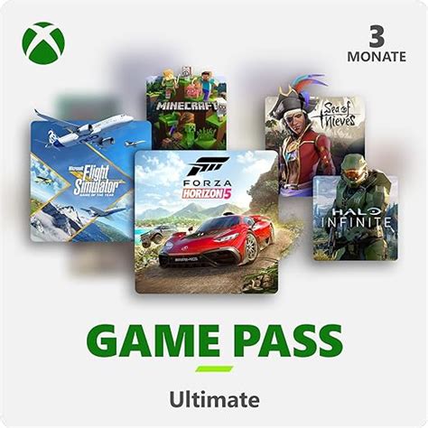 Xbox Game Pass Ultimate 3 Monate Mitgliedschaft Xbox Onewin 10 Pc