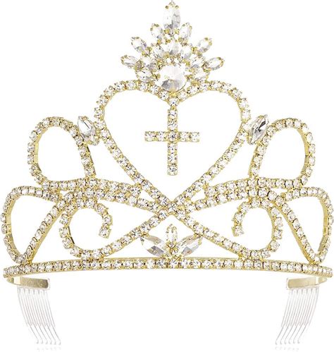 Amazon Dczerong Large Tall Tiaras Queen Princess Crowns Gold