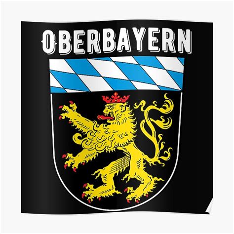 Oberbayern Coat Of Arms Poster For Sale By Premiumdesign Redbubble