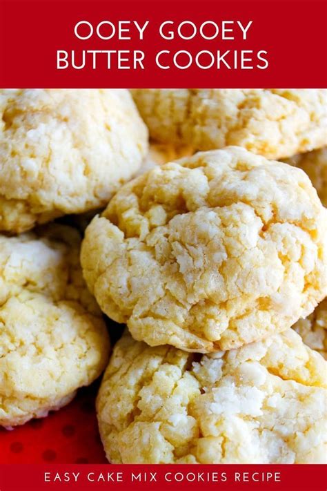 Irresistibly Gooey Butter Cookies Recipe