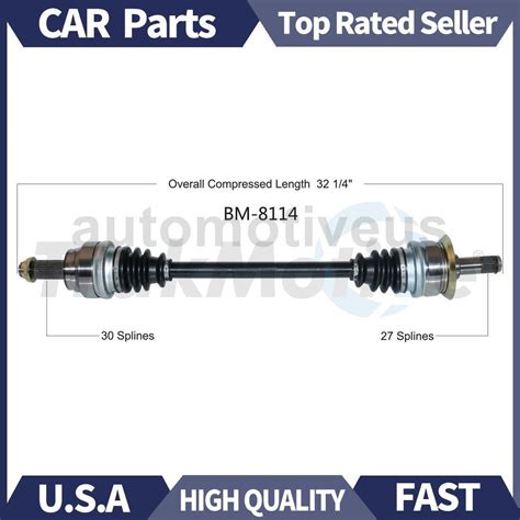 Rear Right Cv Axle Shaft Cv Joint 1x Trakmotive For Bmw X5 2007 2008 2009 2010 Ebay