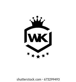 Wk Logo Stock Vector (Royalty Free) 673299493 | Shutterstock