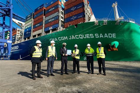 Satisfacci N En Tti Por Acoger La Escala Inaugural Del Cma Cgm Jacques