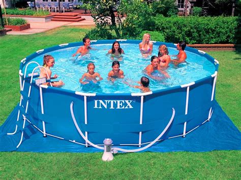 Бассейн INTEX круглый Metal Frame 457х122 см (комплект), арт.28242NP ...