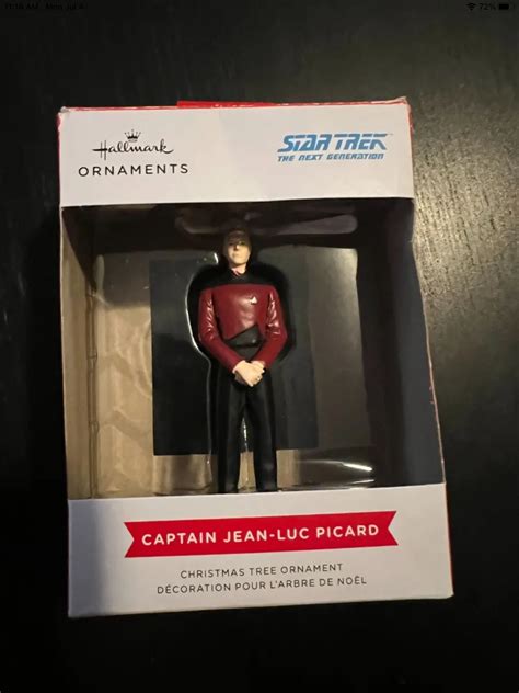 109 2021 Picard Hallmark Star Trek Ornaments