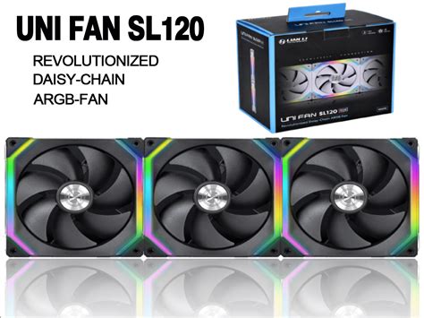 Buy Lian Li UNI Fan SL120 3 Pack Black With Controller And Extension