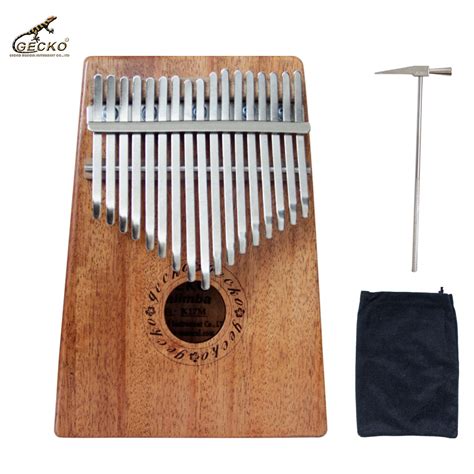 Jual Alat Musik Kalimba GECKO K17M Kalimba 17 Keys Solid Mahogany Mbira