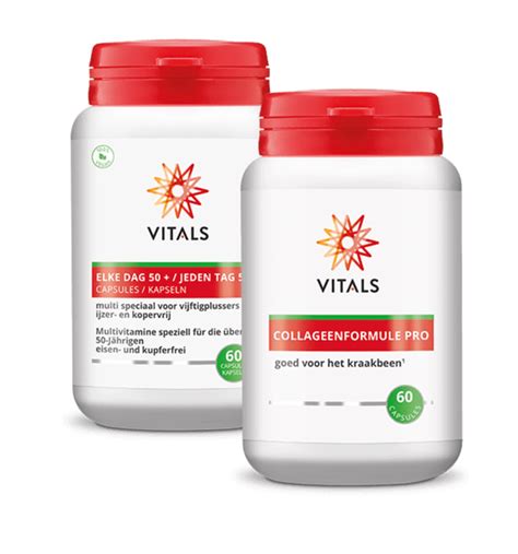 Vitals Elke Dag 50 And Collageenformule Pro Capsules Combi