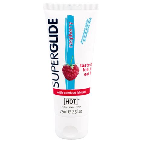 Съедобный лубрикант на водной основе HOT Superglide со вкусом малины отзывы