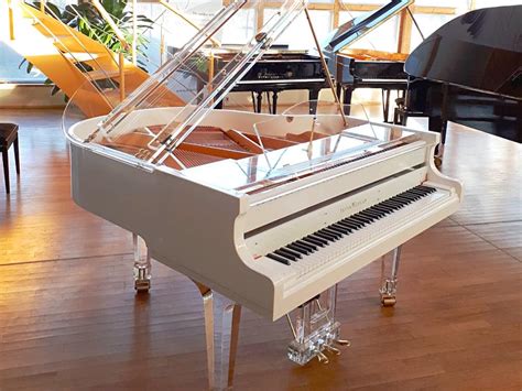 Translucid Semi Transparent Acrylic Piano For Sale Luxury Pianos Inc