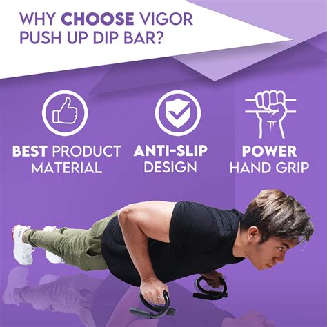 Vigor Fitness Push Up Stand Push Up Bar Shopee Malaysia