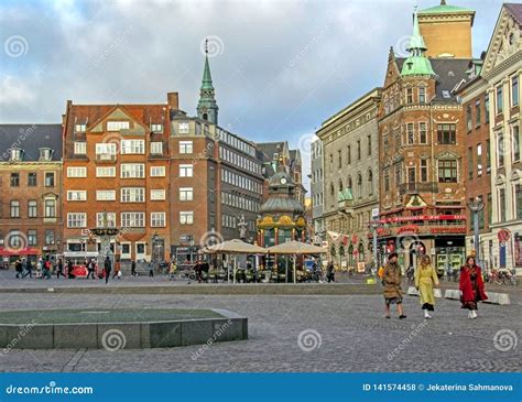 City Hall Square With Scandinavian Historical Architectural Landmarks