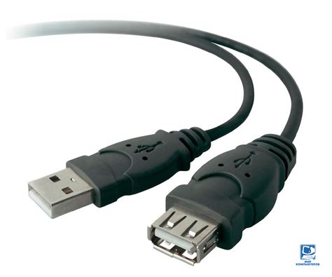 Купить Кабель USB A/A 3m (Aplug->Asocket) (USB 2.0) Gembird (CCP-USB2 ...