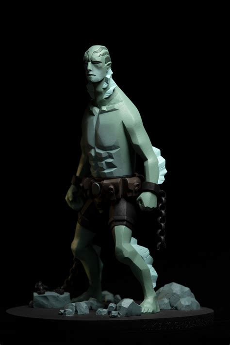 Fariboles Productions Hellboy Abe Sapien 1 8 Statue By Mike Mignola