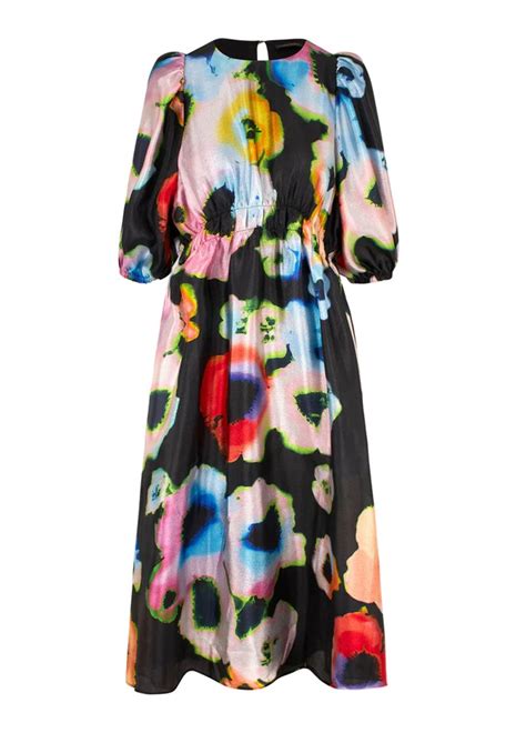 Stine Goya Elizabeth Dress Tie Dye Floral