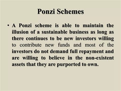 Ponzi Schemes | PPTX