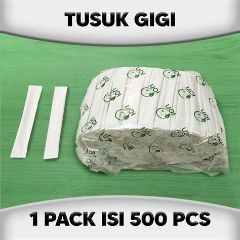 Jual Tusuk Gigi Bambu STERIL HyGIENIS Bungkus Higienis Kertas Isi