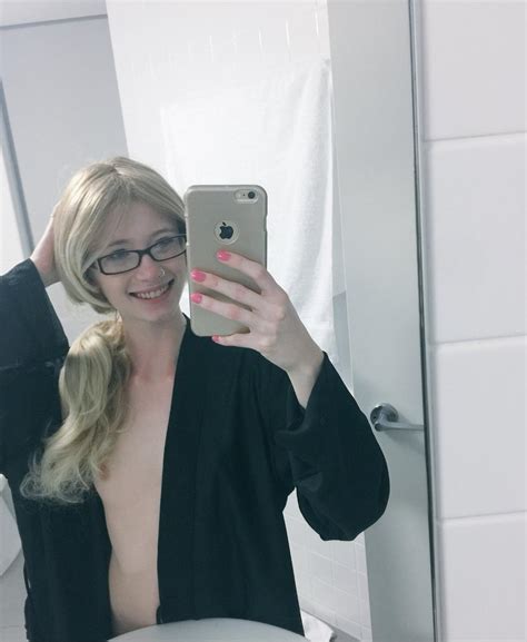 Hair Blond Skin Selfie Mirror Porn Pic