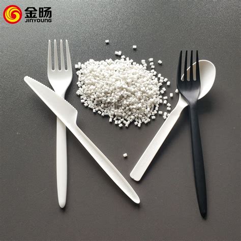 Fda Grade Pla Plastic For Disposable Cutlery Fork Spoon Straw China