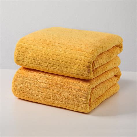 Kugisaki Coral Velvet Towel For Adult Daily Use At Home Absorbent Dry Hair Towel That Does Not