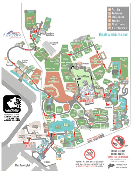 Alexandria Zoological Park Map and Brochure (2017 - 2023 ...