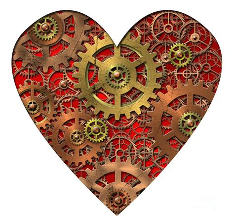 Mechanical Heart Digital Art By Michal Boubin Fine Art America