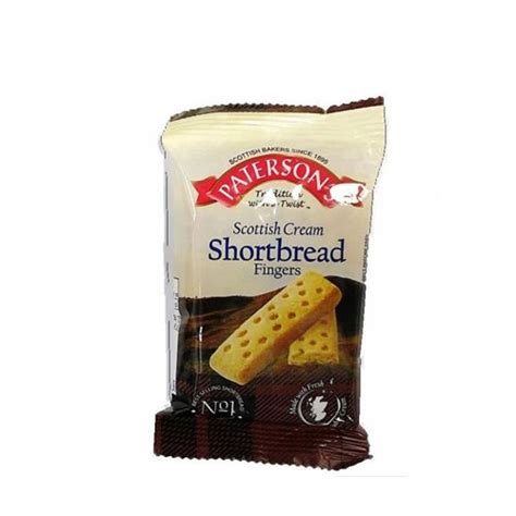 Patersons Scottish Cream Shortbread Fingers Pack 48 0401228