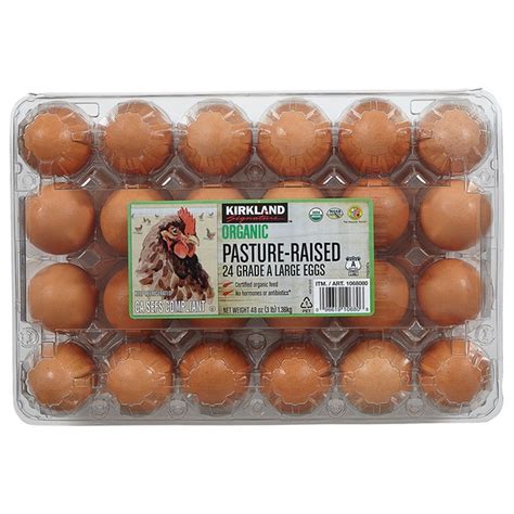 Kirkland Signature Organic Pasture Raised Usda Grade A Eggs Ct