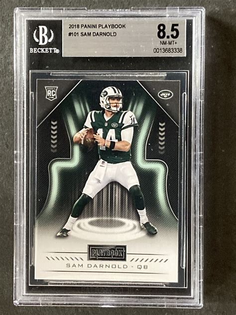 Panini Playbook Rookie Sam Darnold Rc For Sale Online Ebay