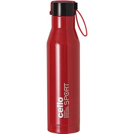 Cello Maestro Stainless Steel Vacuum Insulated Flask Hot Cold Water Bottle With Screw Top