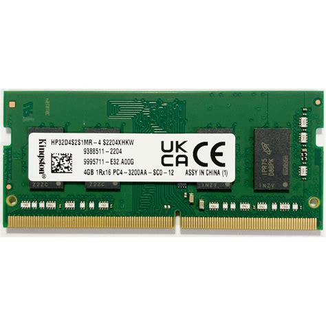 ノート用メモリ 4gbddr4 3200pc4 25600sodimm各種メーカー新品pcからの抜き取り品 Memory