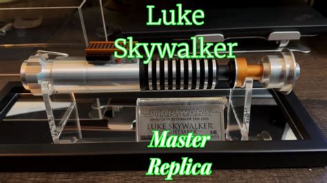 Luke Skywalker Master Replica Lightsaber Unboxing Youtube