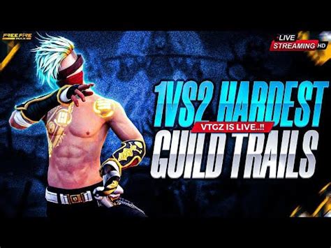 Free Fire Live Telugu 1V2 Hardest Guild Trails Vamsi Gaming