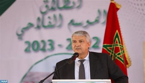 Maroc Lancement Officiel De La Campagne Agricole L