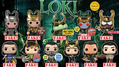 Comparisons Of All Fakes By Funko Pop Loki Youtube